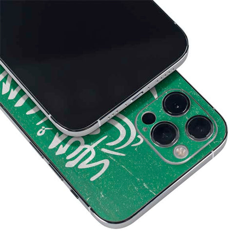 Saudi Arabia Flag Distressed iPhone 12 Pro Skin